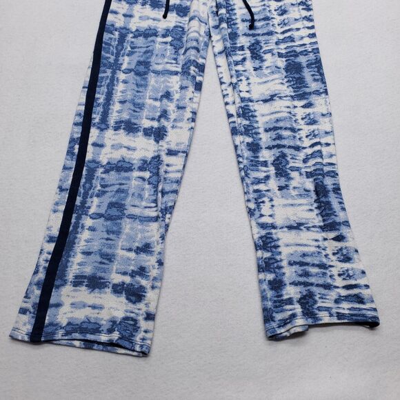 Lucky Brand Athletic Drawstring Running Yoga Pants Womens Size XS Blue White - Picture 5 of 7